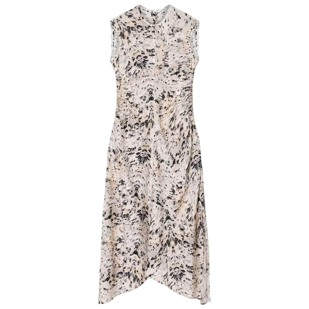 AllSaints Noor Asymmetric Sleeveless Maxi Dress